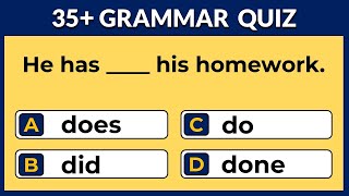 English Grammar Quiz | 35+ English Grammar Questions #challenge 1 screenshot 5