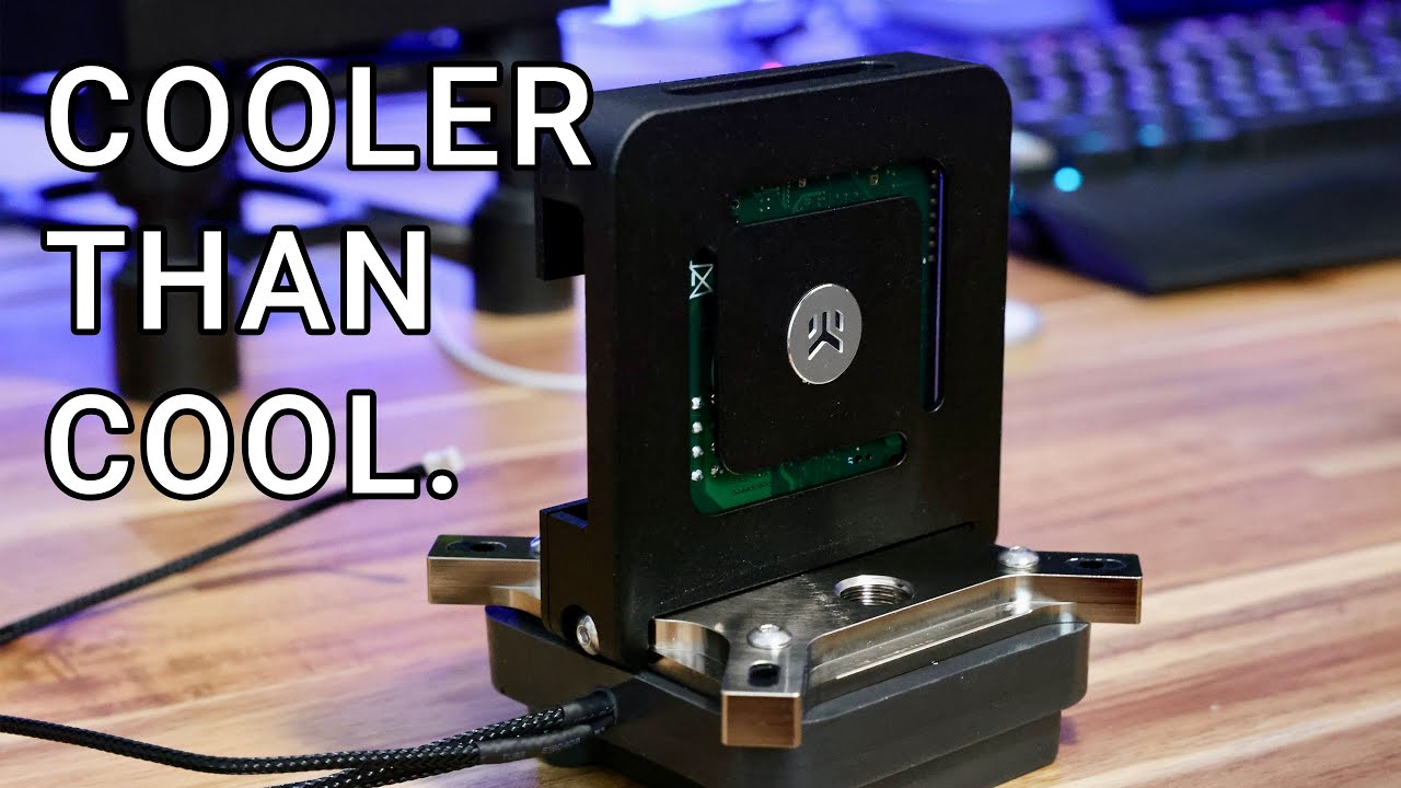 EKWB Delta TEC CPU Cooler - First Look - YouTube
