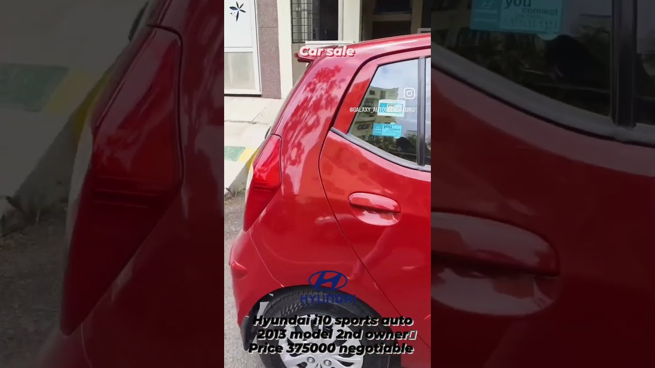 Hyundai I10 Sports 2013 Model Automatic Price 375000 Negotiable Preowned Preownedcar Car