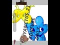 Four and X from bfdi speed art #speedart #dontsteal #fyp #viral #smallcreator #bfdi #four #epic