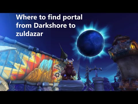 Darkshore portal to Zuldazar