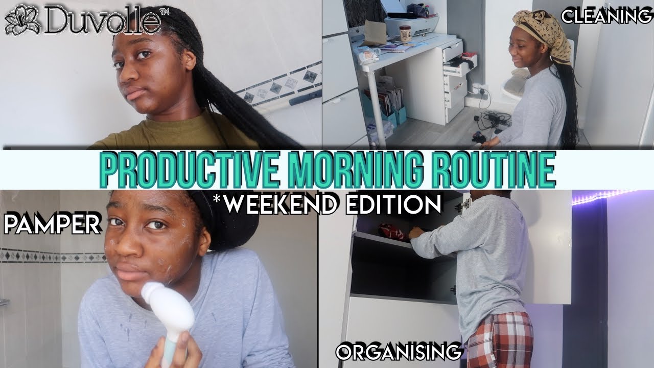 PRODUCTIVE WEEKEND MORNING ROUTINE! ft DUVOLLE