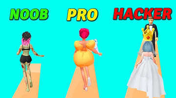 NOOB vs PRO vs HACKER  - Bridal Rush!