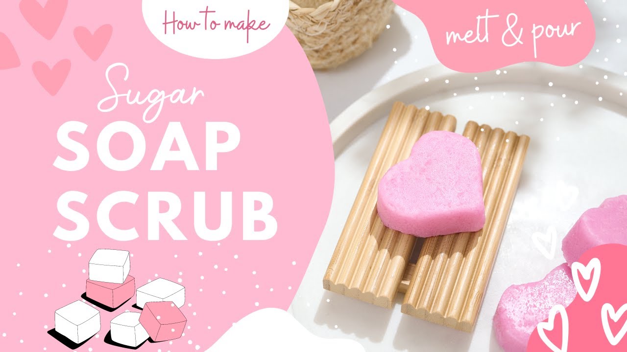 Whipped Sugar Scrub from Soap Scraps