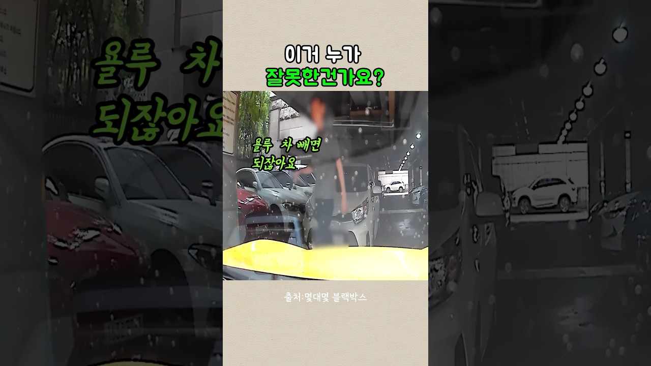 언제부터 세상이 이렇게 차가워진걸까요? #실제상황 #블랙박스