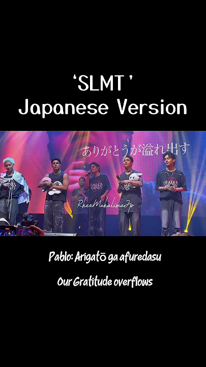 Japanese version of SLMT, I’ve been waiting for😭. Thank you so much, Mahalima! ☺️#SB19日本ログ