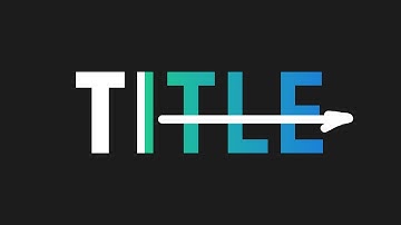 After Effects Tutorial | Colorful Text Reveal