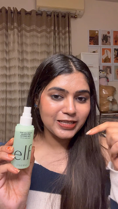 Elf Cosmetics Stay All Night Setting Mist review #elfcosmetics #elfbeauty #settingspray #makeupfixer