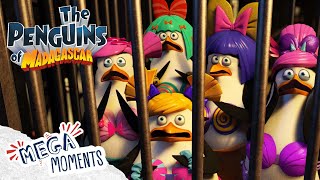 The Cheese... It Burns! 🧀 | Penguins of Madagascar | Compilation | Mega Moments