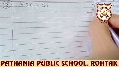 Pathania World Campus class 4 Mathematics ch-4 division ex-4.3