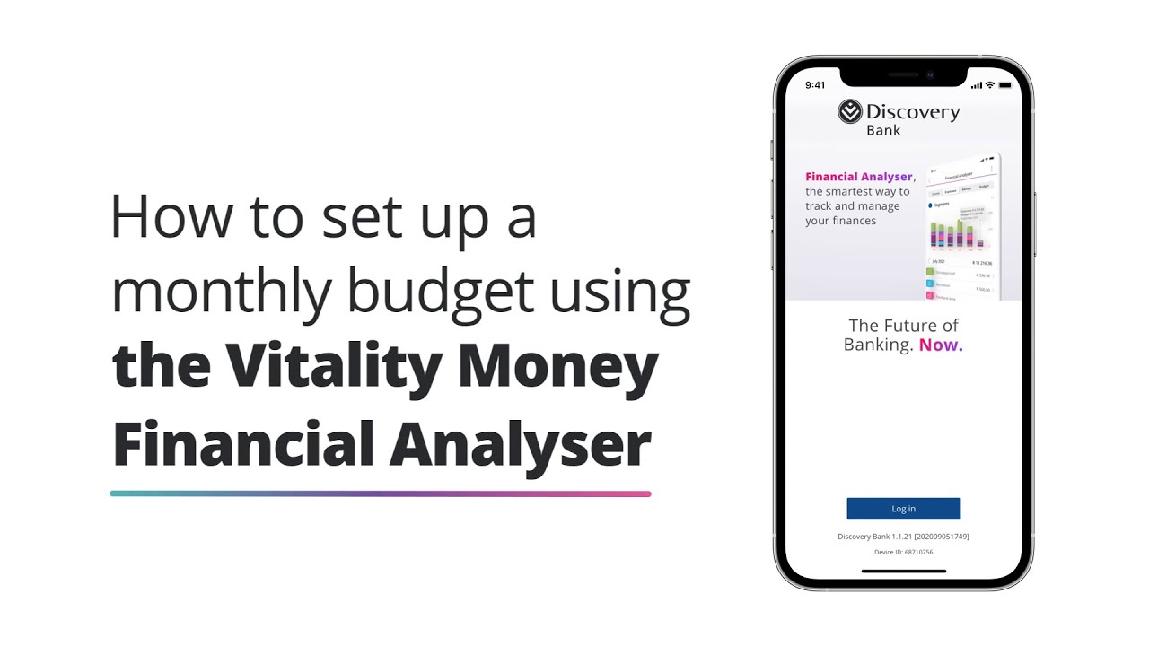 How to set up a monthly budget using the Vitality Money Financial