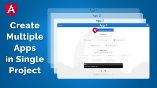 Multiple Angular Apps in Single Project | How to create multiple projects in one workspace?