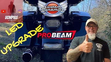 Custom Dynamics ProBEAM Low profile LED Taillight. #customdynamics #harleydavidson #ultraclassic