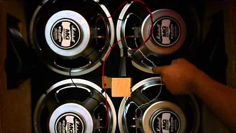 CONVERTING 4 8 OHM SPEAKER CABINET into 16 OHM LOAD: Used for Line 6 Tube & Orange Crush Pro CR120H