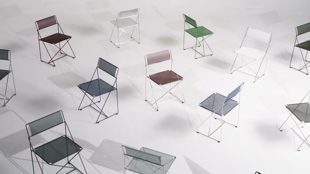 X-Line Chair by Niels Jørgen Haugesen relaunched by HAY