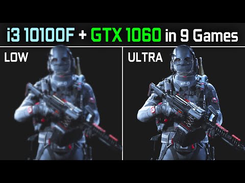 I3 10100 + GTX 1060 6GB – Test In 10 Games