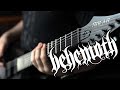 Behemoth - Ov My Herculean Exile (with solo) [Guitar cover]