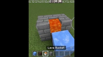 How to make Basalt Generator in Minecraft || #shorts