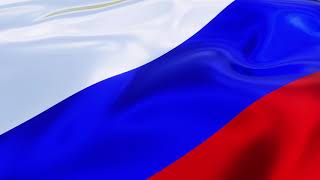 Фон развивающийся Флаг России - разрешение 4К