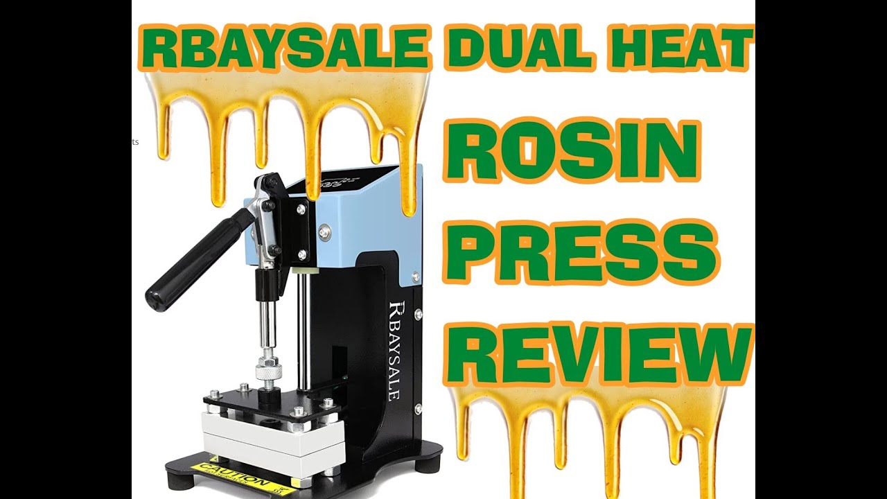 RBAYSALE Portable dual heating rosin dab press review Dulytek DM800
