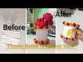 Plastic Bottle to Beautiful Flower Vase 🌸 | Best Out of Waste Craft Idea | Easy DIY Home Decoration