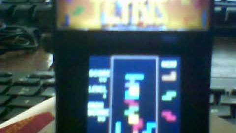 TINY TETRIS ARCADE MACHINE!