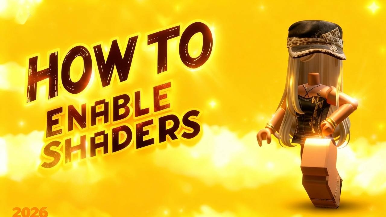 NEWEST How To Enable Shaders In Roblox 2026 Easy Roblox Tutorial 