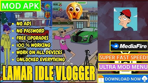 💰 Lamar Idle Vlogger Mod APK | Unlimited Money & Everything Unlocked