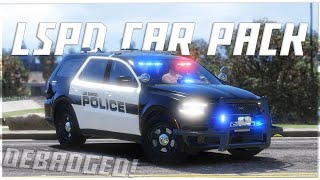 LOS SANTOS PD Car Pack For FiveM | Realistic Sound NonELS | DEBADGED