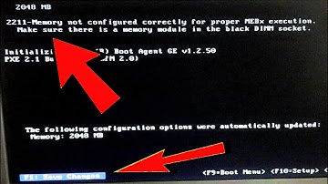 2211 memory not configured correctly for proper mebx execution solution