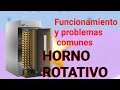 Funcionamiento y problemas comunes en un horno rotativo de 18 bandejas