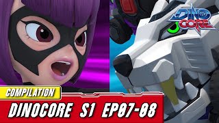 [Dinocore] Compilation | S01 Ep07-08 | Best Animation For Kids | Tuba