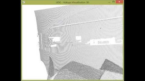 3D reconstruction from a Hokuyo  UTM-30LX laser