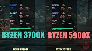Ryzen 9 5900x vs Ryzen 7 3700x