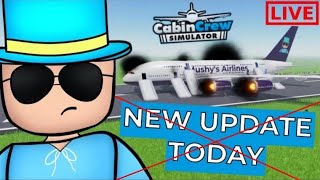 NEW UPDATE TODAY in Cabin Crew Sim!