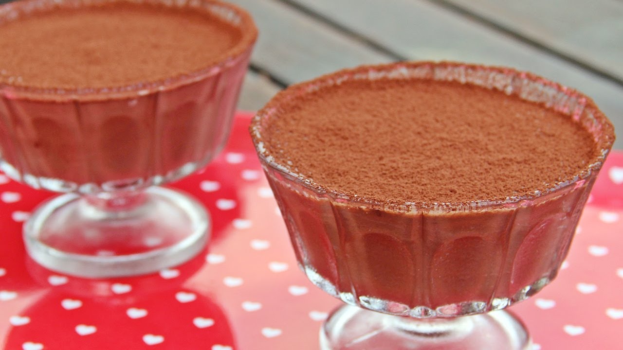 Chocolate Peanut Butter Mousse - VEGAN Valentine