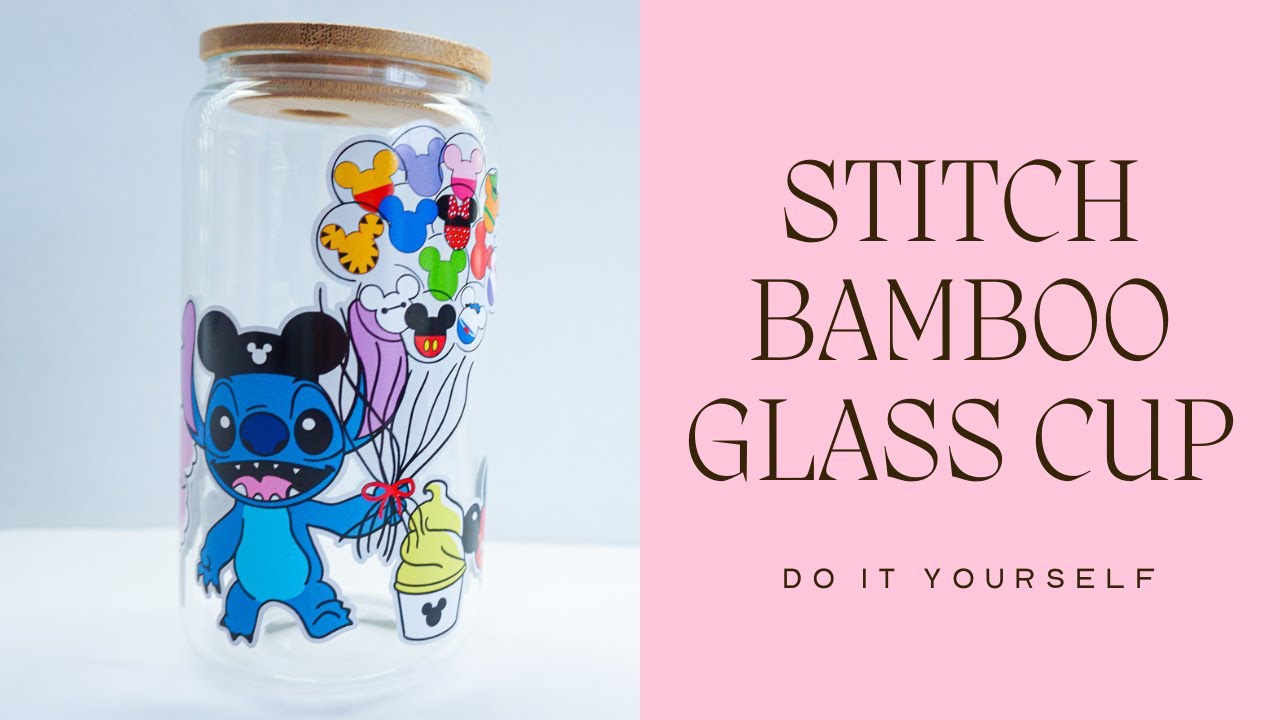 HOW TO, DIY STITCH GLASS CUP