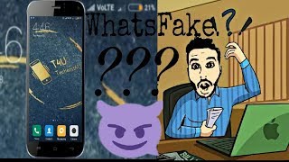 WhatsFake- App to create a Fake chat for whatsapp screenshot 1