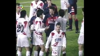 Rayo Vallecano 0 - Atlético de Madrid 3. Temporada 1995/96.