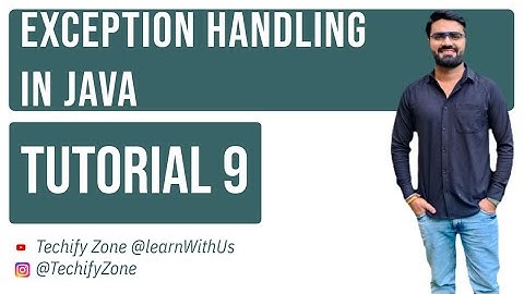 Techify Zone: Exception Handling in Java | Java Selenium Series | Tutorial 9