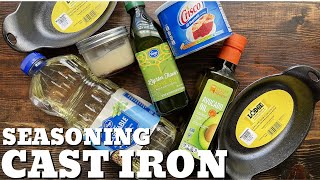 Avocado Oil to Season Cast Iron  How to season a cast iron skillet