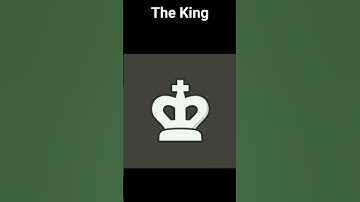 The King: How to move King How to play chess part 3 #chess