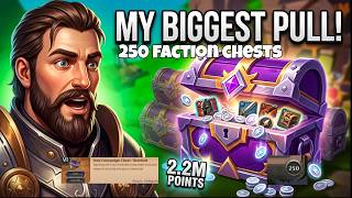 Albion Online Opening 250 Faction Chests! 2.2m faction points/Little faction run