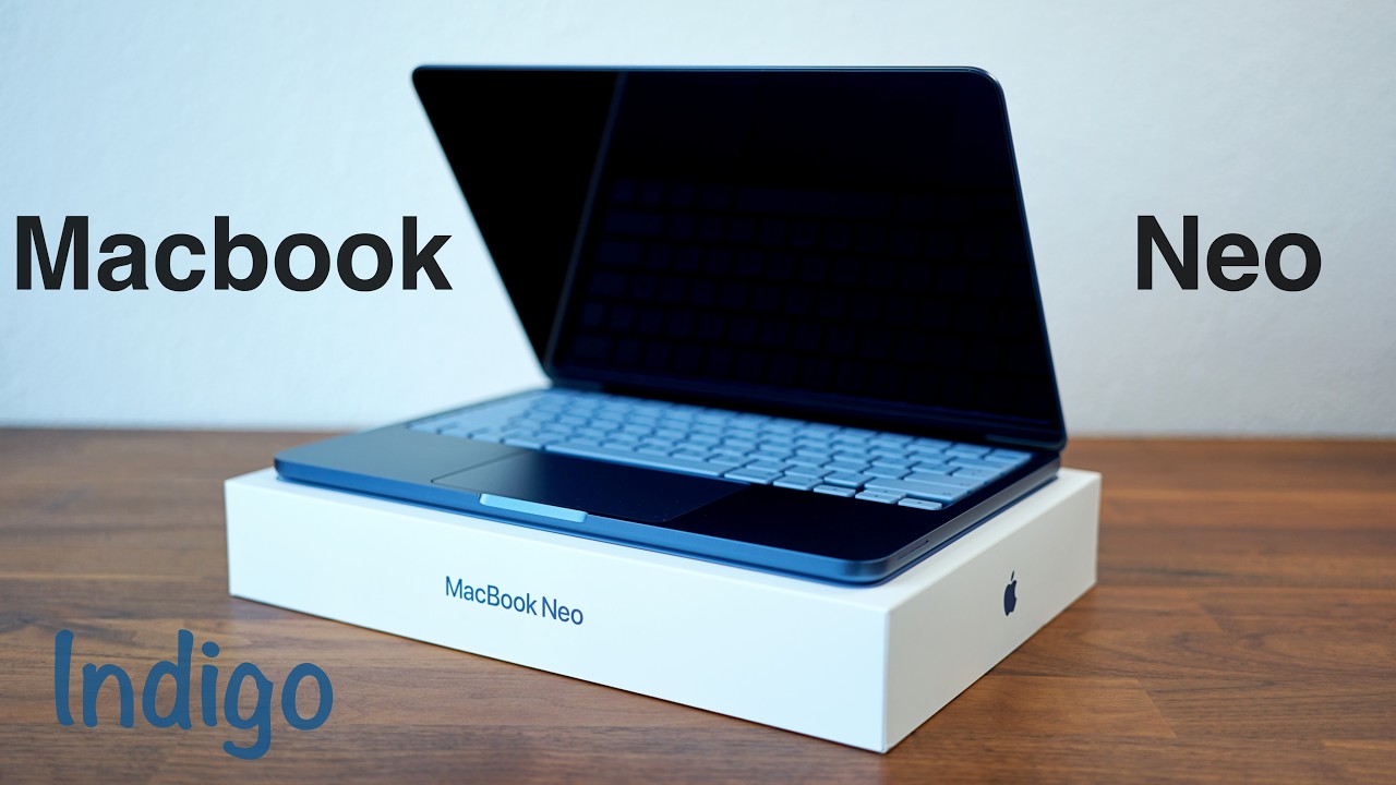 MacBook Neo Indigo Unboxing - YouTube