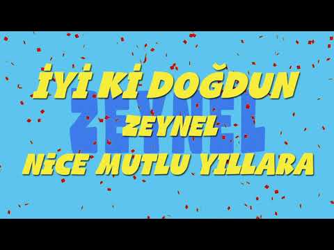 İyi ki doğdun ZEYNEL - İsme Özel Ankara Havası Doğum Günü Şarkısı (FULL VERSİYON) (REKLAMSIZ)