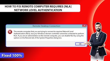 The remote computer that you are trying to connect to requires Network Level Authentication (NLA)