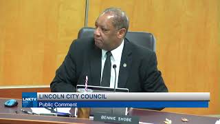 Lincoln City Council Meeting April 11, 2022 Lincoln City Council Meeting April 11, 2022