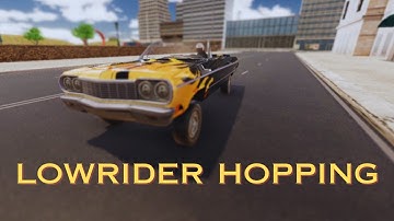 The Westcoast Drive - Lowrider Hopping | Unity HDRP