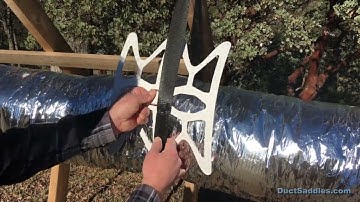 Duct Saddle Strapping System Product Installation