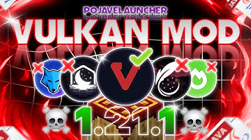 how to use Vulkan mod in Pojavlauncher 1.21.1 | How to fix crashes on Vulkan mod in Pojavlauncher 👀